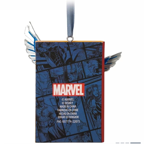 NWT Captain America Sam Wilson Sketchbook Ornament Marvel Comics Disney - Picture 4 of 11